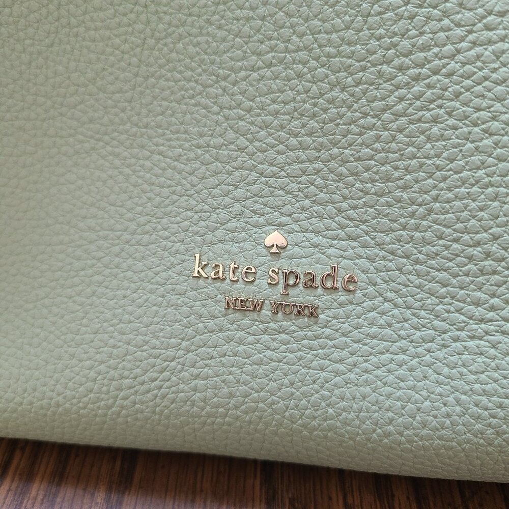 Kate Spade Leila Medium Triple Compartment Shoulder Bag in Beach Glass - Picture 2 of 10